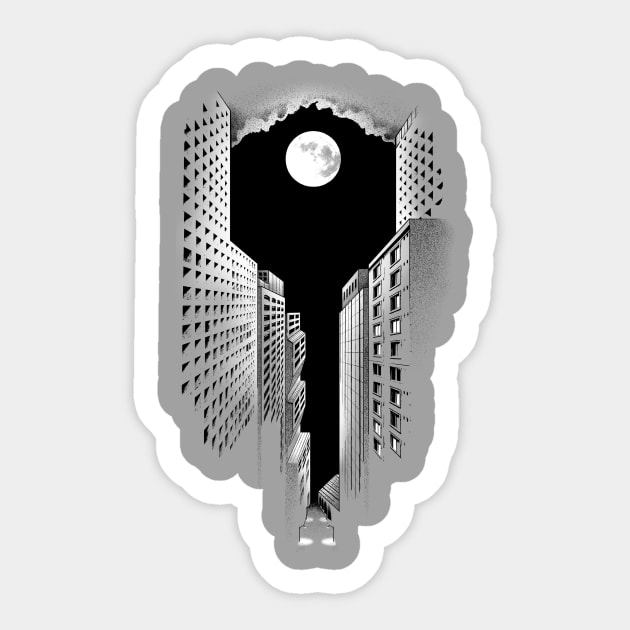 Key to the City Sticker by tomburns